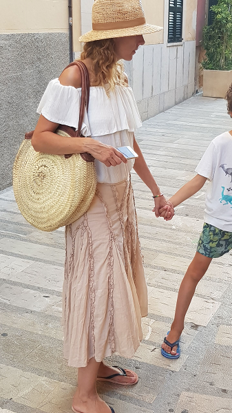 top blanco bambula hecho a mano