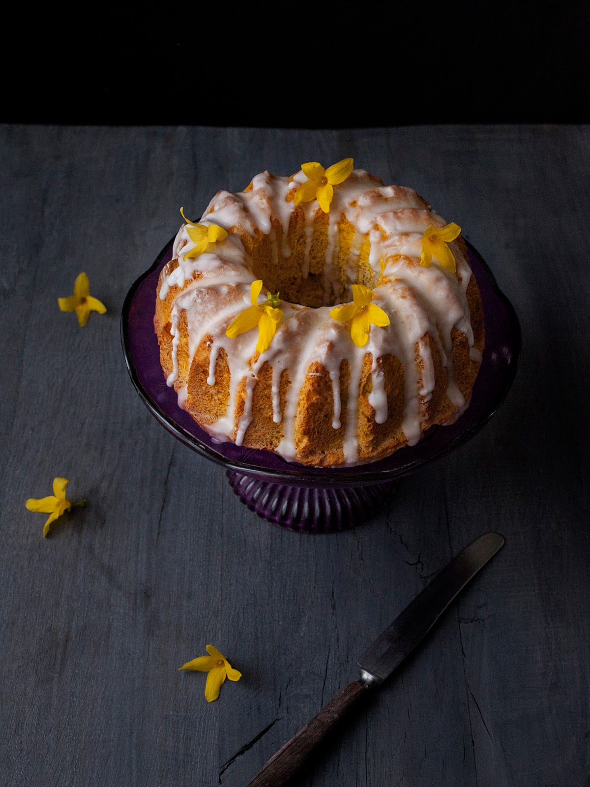 wegańska babka cytrynowa