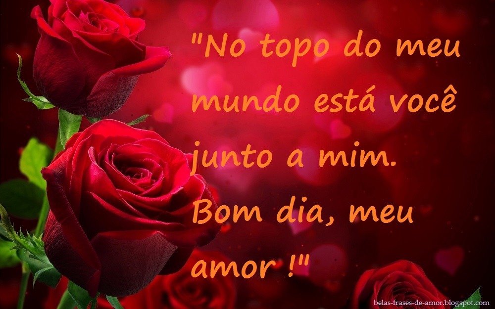 Featured image of post Frases De Bom Dia Meu Amor Ningu m te ama do jeito que eu amo porque ningu m te conhece como eu