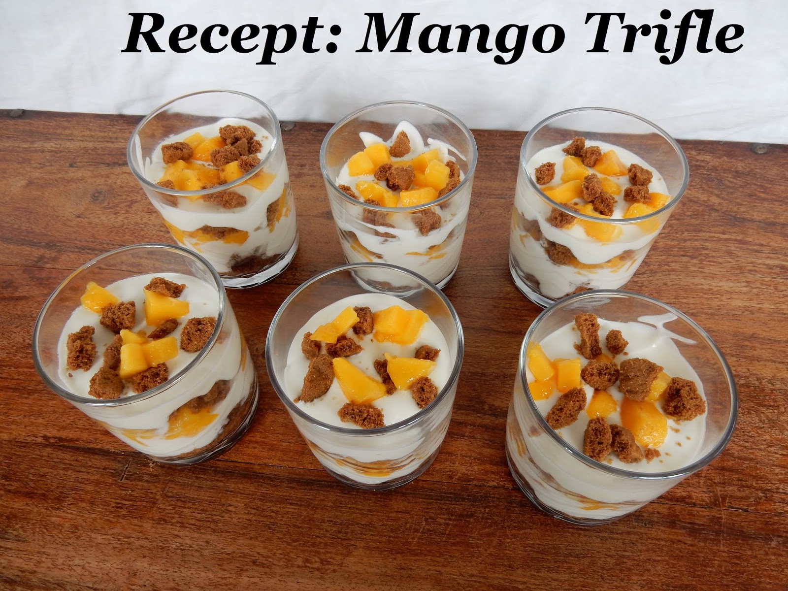 Carmen's Story Recept Mango Trifle