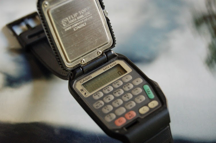 Casio FTP 30 Flip Top Data Bank Cal wristwatch