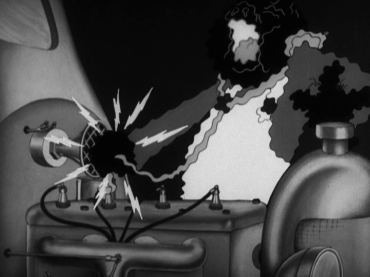 Tralfaz Black and White Porky in Black and White