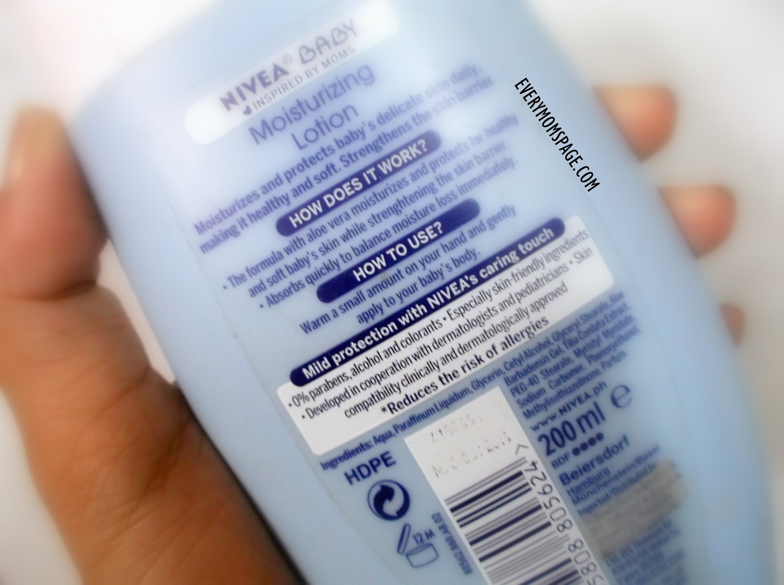 nivea baby moisturizing lotion price