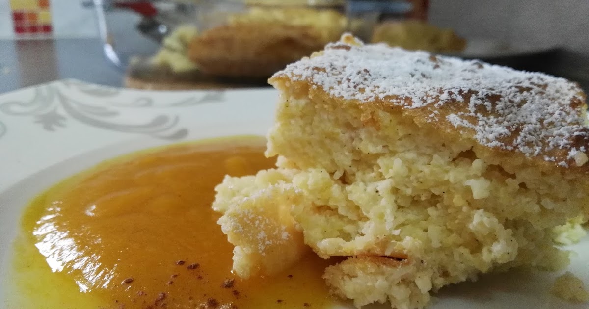 Luftig, leichter Polentaauflauf