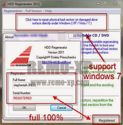 Techy Trez: HDD Regen 2011 crack serial key