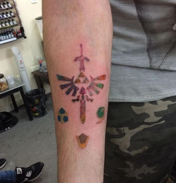 50+ Legend of Zelda Tattoos Ideas (2020) Triforce Designs Tattoo Ideas 2020 Part 3