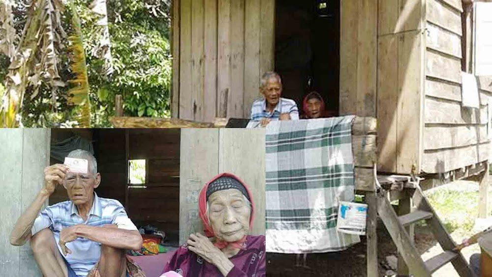 Nenek Buta di Binuang Polman Bertahan Hidup Dari Belas Kasih Tetangga!