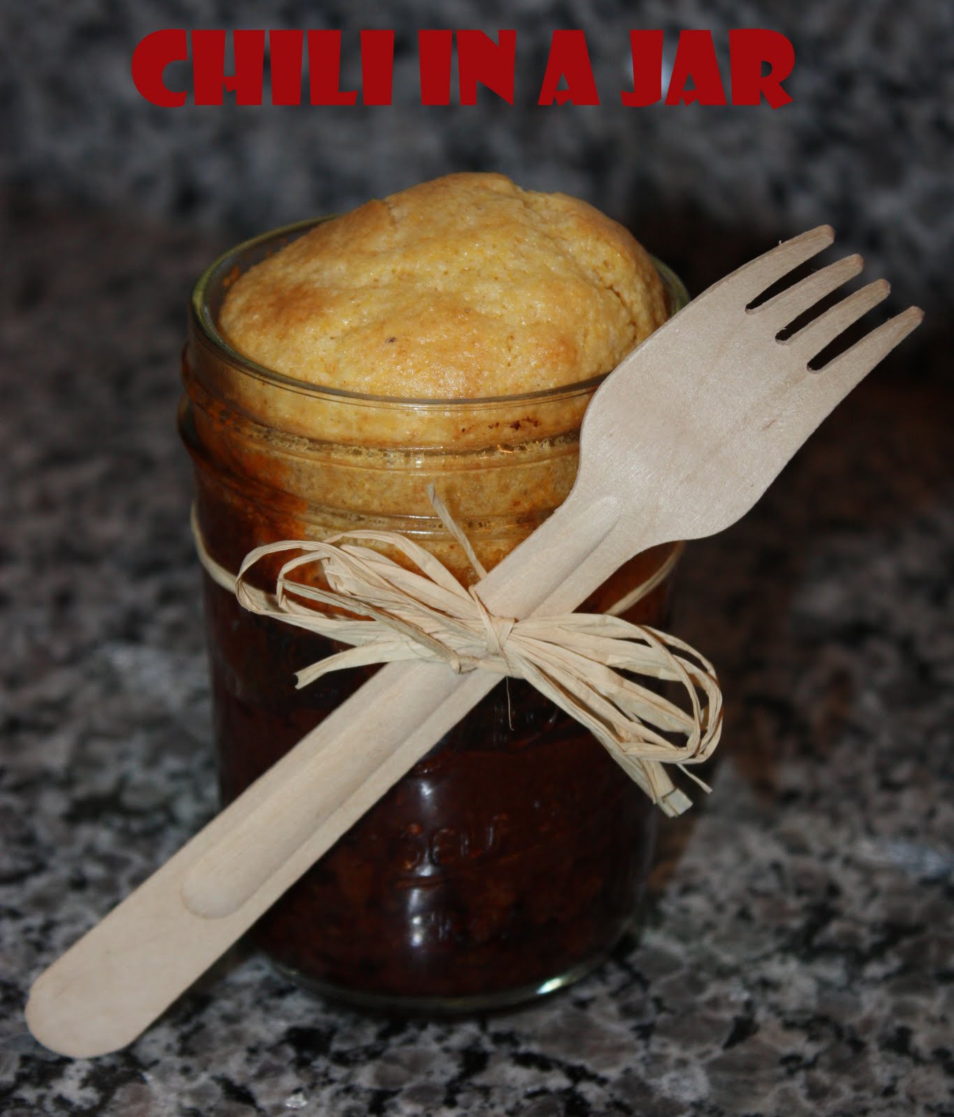 Christy Robbins Chili and Cornbread in a Jar