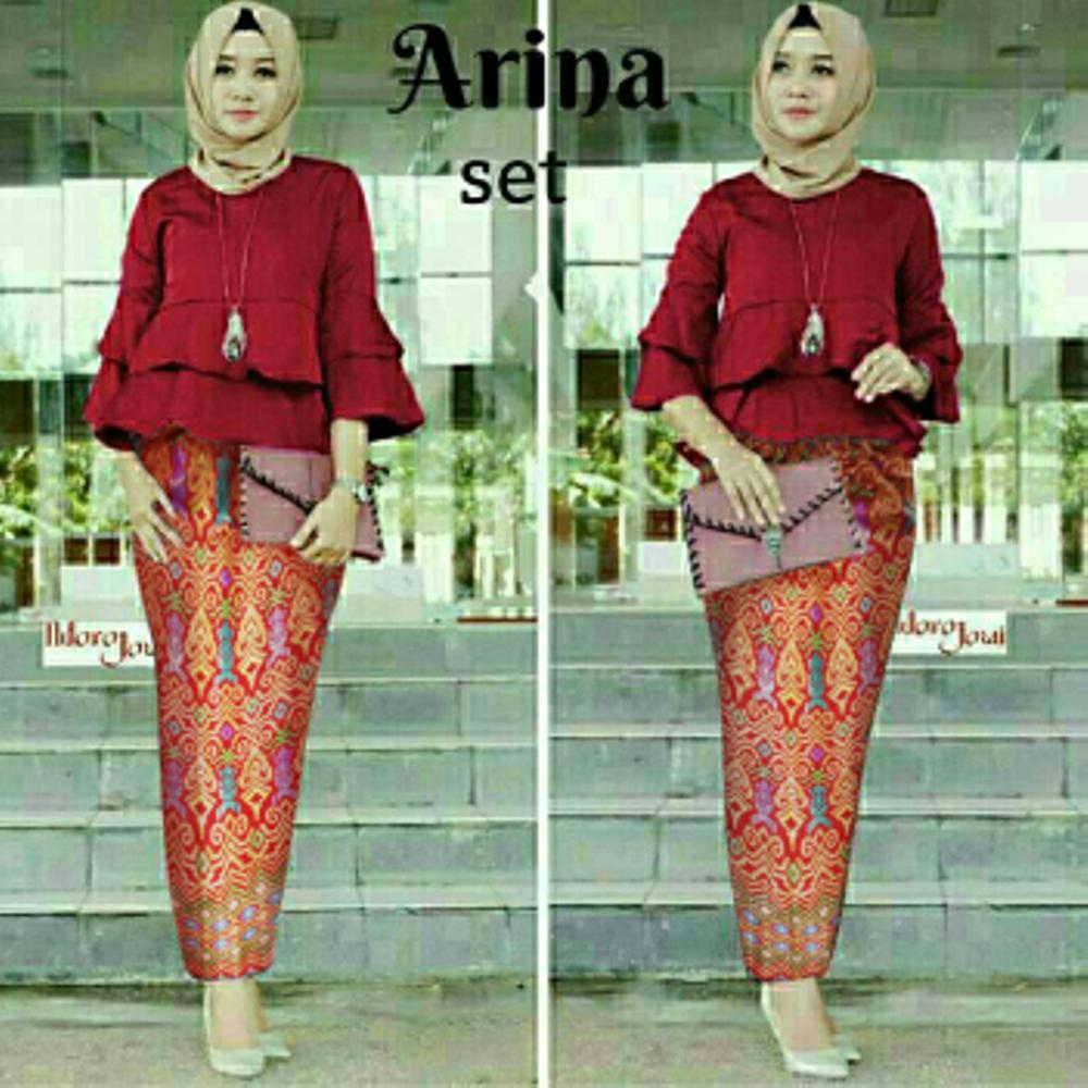 Model Baju Songket Kekinian