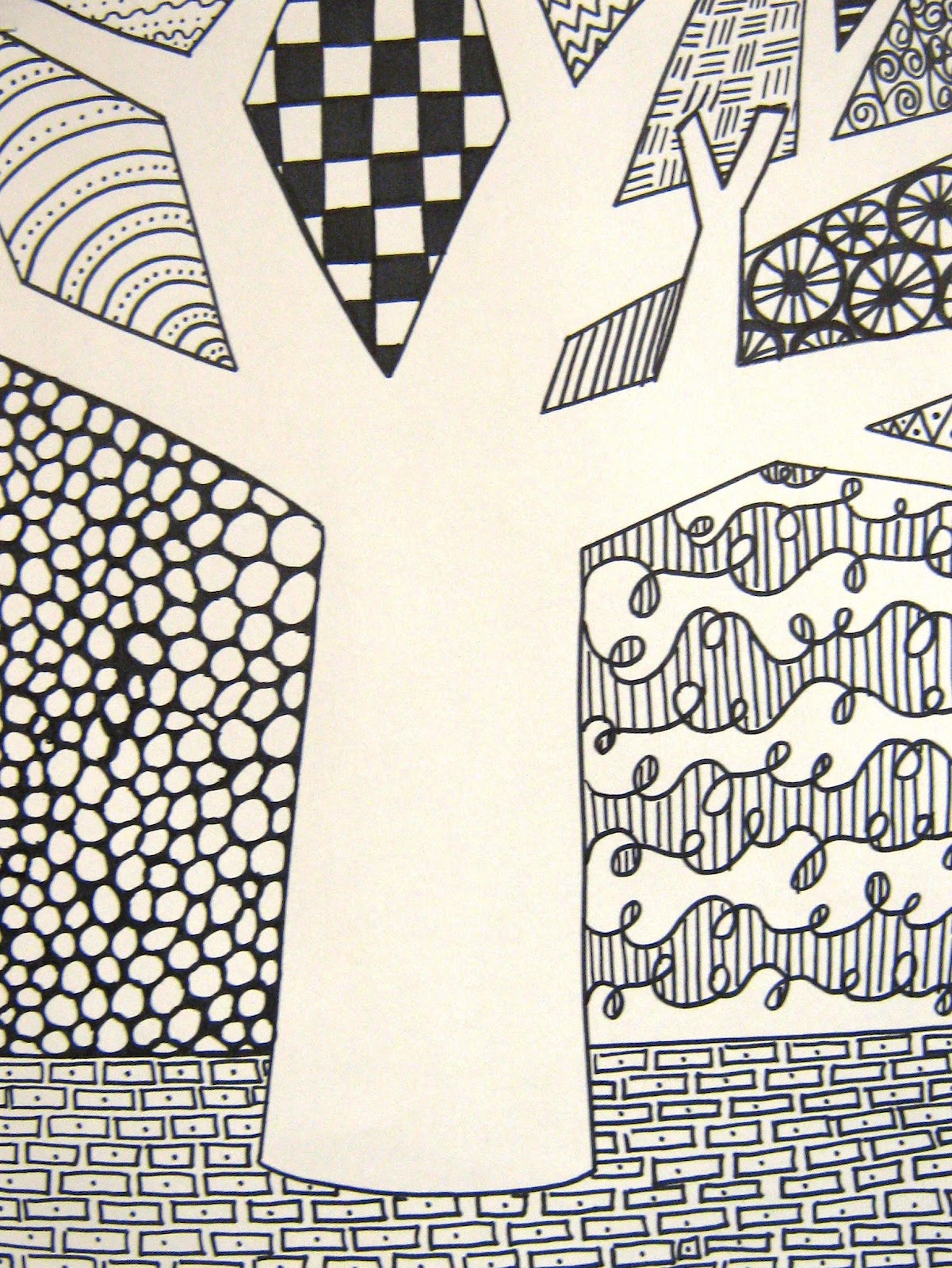 Art in the Middle...school: Pattern Crazy