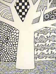 zentangle pattern easy patterns draw simple landscape drawing designs drawings crazy doodle using fill beginners doodles landscapes tree beginner zen