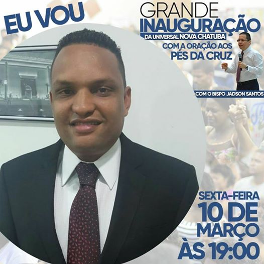 Complexo do Caju, ganha novo templo da Universal com a presença do Bispo  Jadson Santos