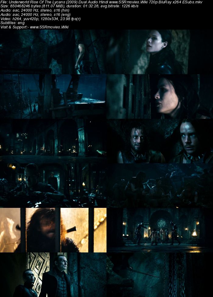 Underworld Rise Of The Lycans (2009) Dual Audio 480p BluRay 300MB Movie Download