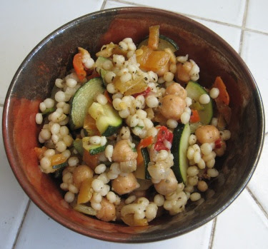 Israeli couscous & chickpea salad