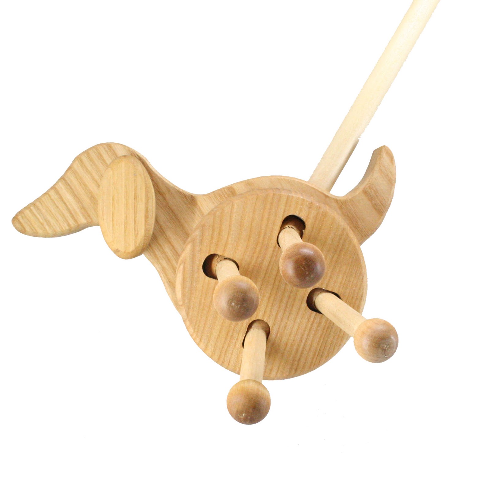 Lotes Wooden Toys Family Pushtoys