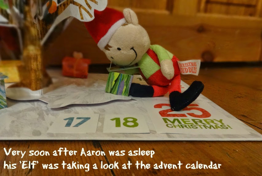 Card Factory Elf investigates the advent calendar