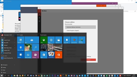 Review Kesetabilan Windows 10, menjalankan aplikasi secara bersamaan