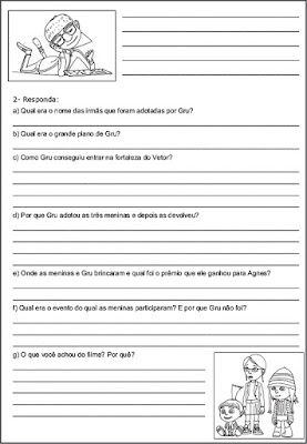 Um "G" de Gentileza: Atividades para Imprimir (projeto gentileza)