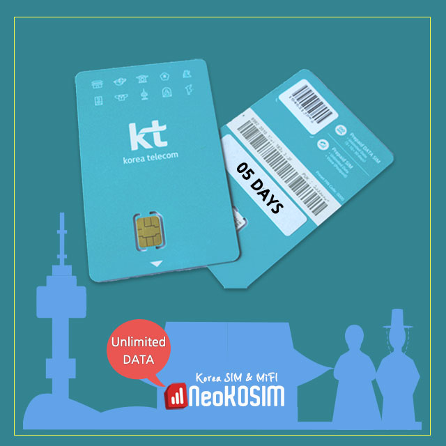 Getting a Prepaid Korea SIM Card With 4G LTE Unlimited Data plan and