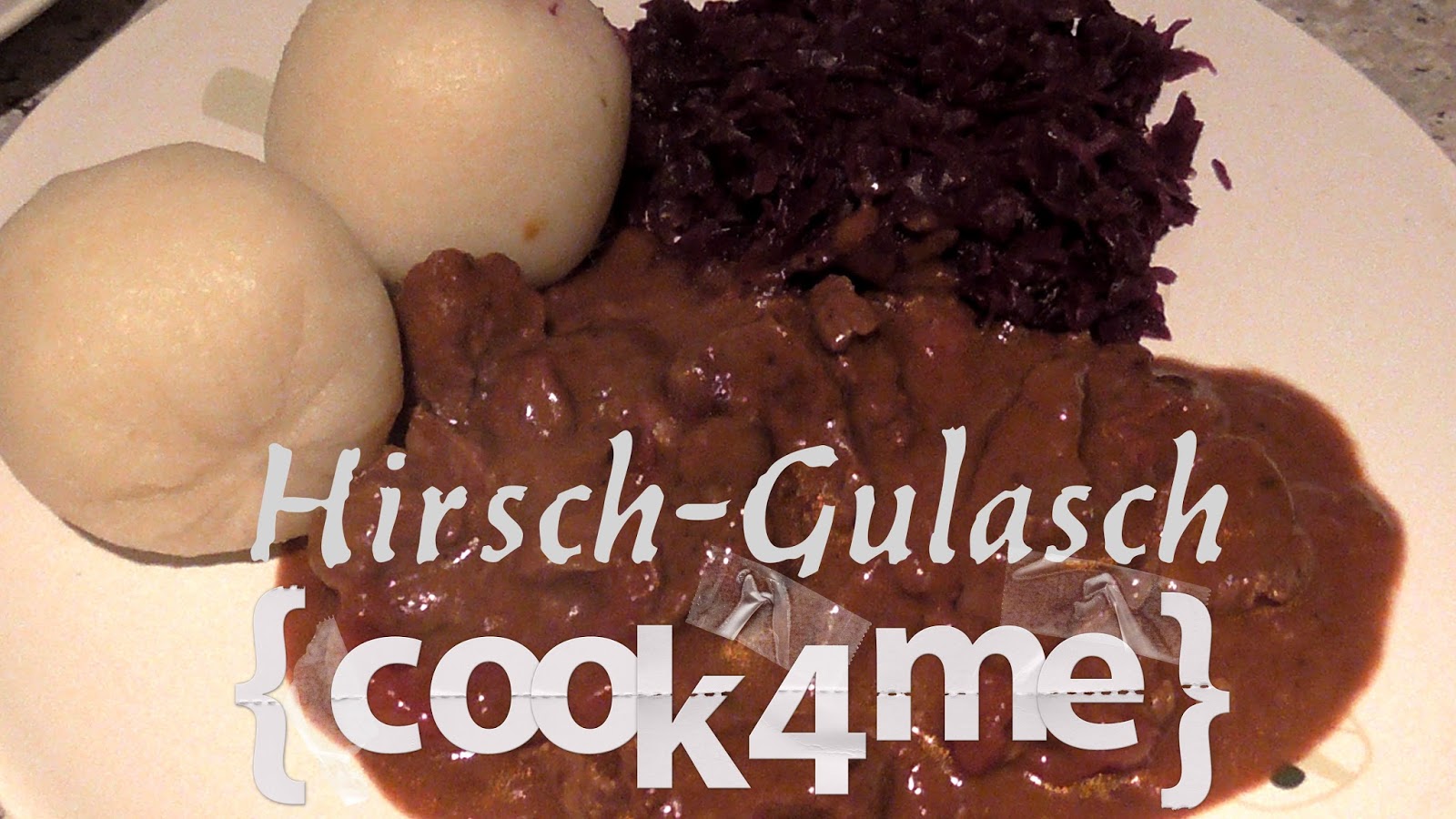 Janas Steinzeit: (Video) Hirsch - Gulasch (Jelenji gulaš) cook4me Krups