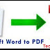 How to convert DOC to PDF from Microsoft Word