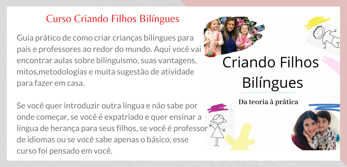 Curso Criando filhos Bilíngues