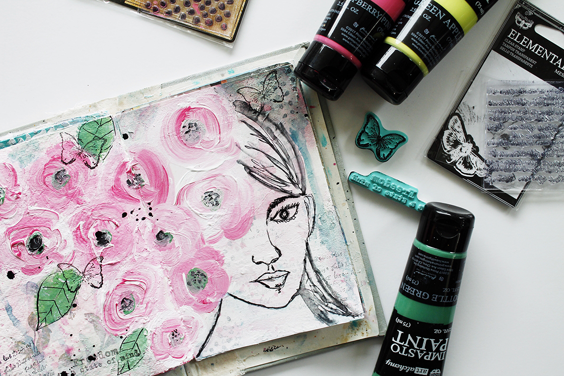 Finnabair Art Journal Freedom