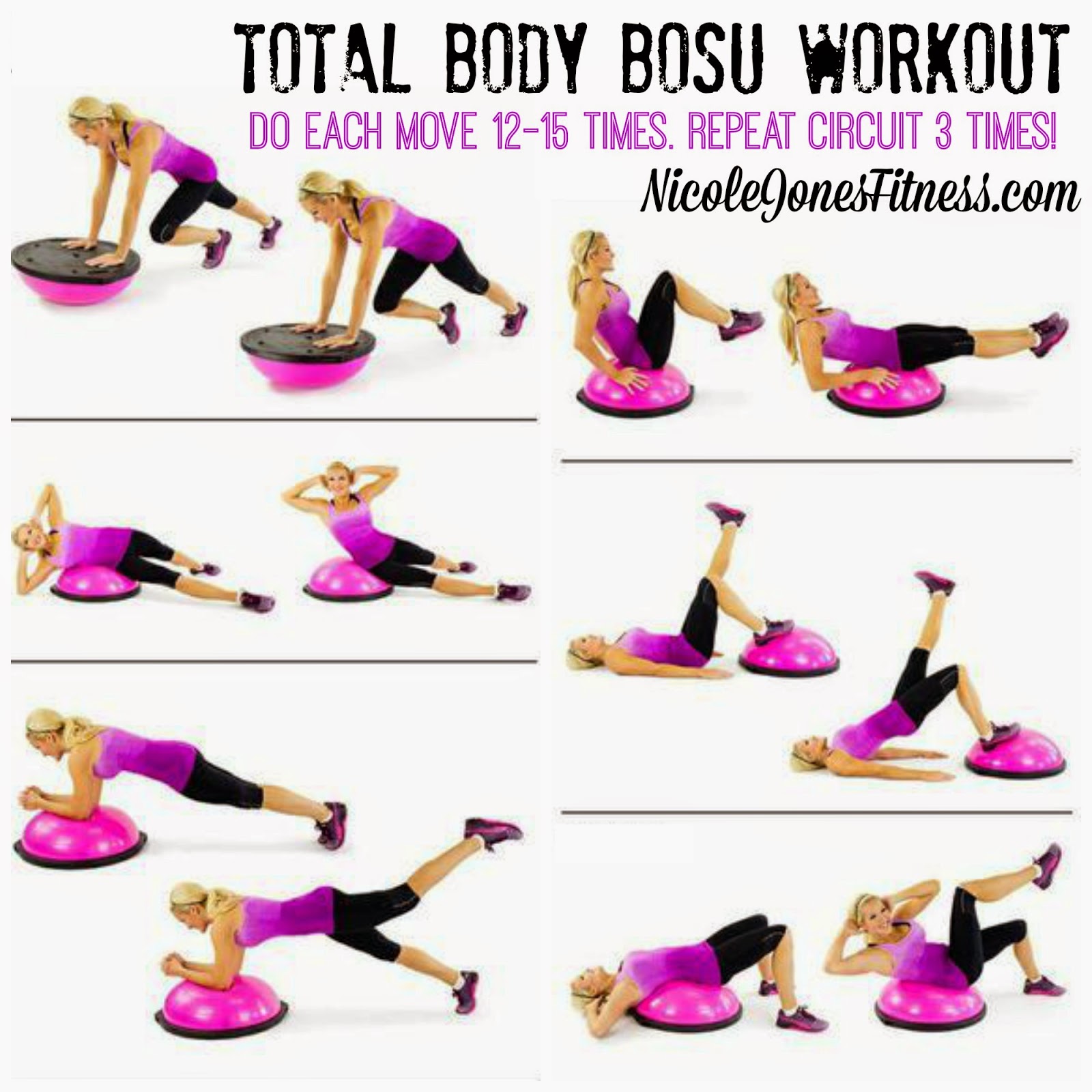 Nicole Jones: Total Body Bosu Workout