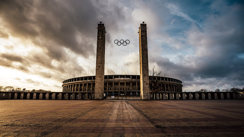 The Olympiastadion in Berlin