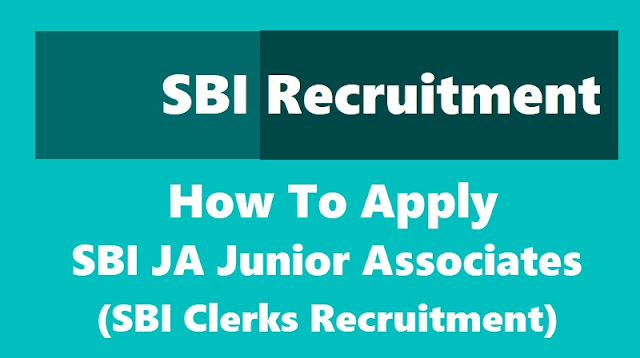 How to apply for SBI JA Junior Associates / SBI Clerks Recruitment 2018 how to apply for sbi ja junior associates / sbi clerks recruitment 2018,sbi clerks onine application form,sbi ja online application form,sbi ja admit cards,sbi ja results,sbi clerks admit cards,sbi clerks results
