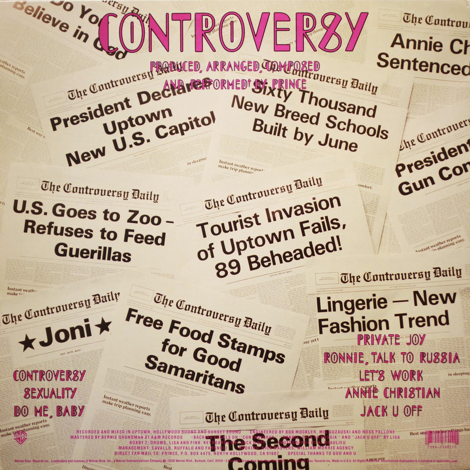 1981 Controversy - Prince.