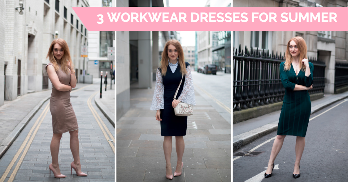 3 Workwear Dresses For Summer + Giveaway Heroine in Heels