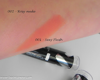 L'oreal #sinfiltros línea de maquillaje 08 swatches coloretes