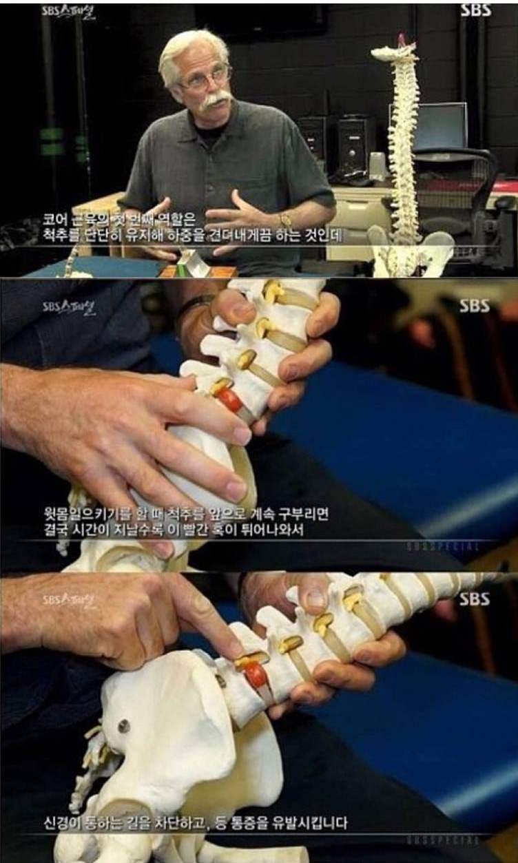 코어 근육의 중요성