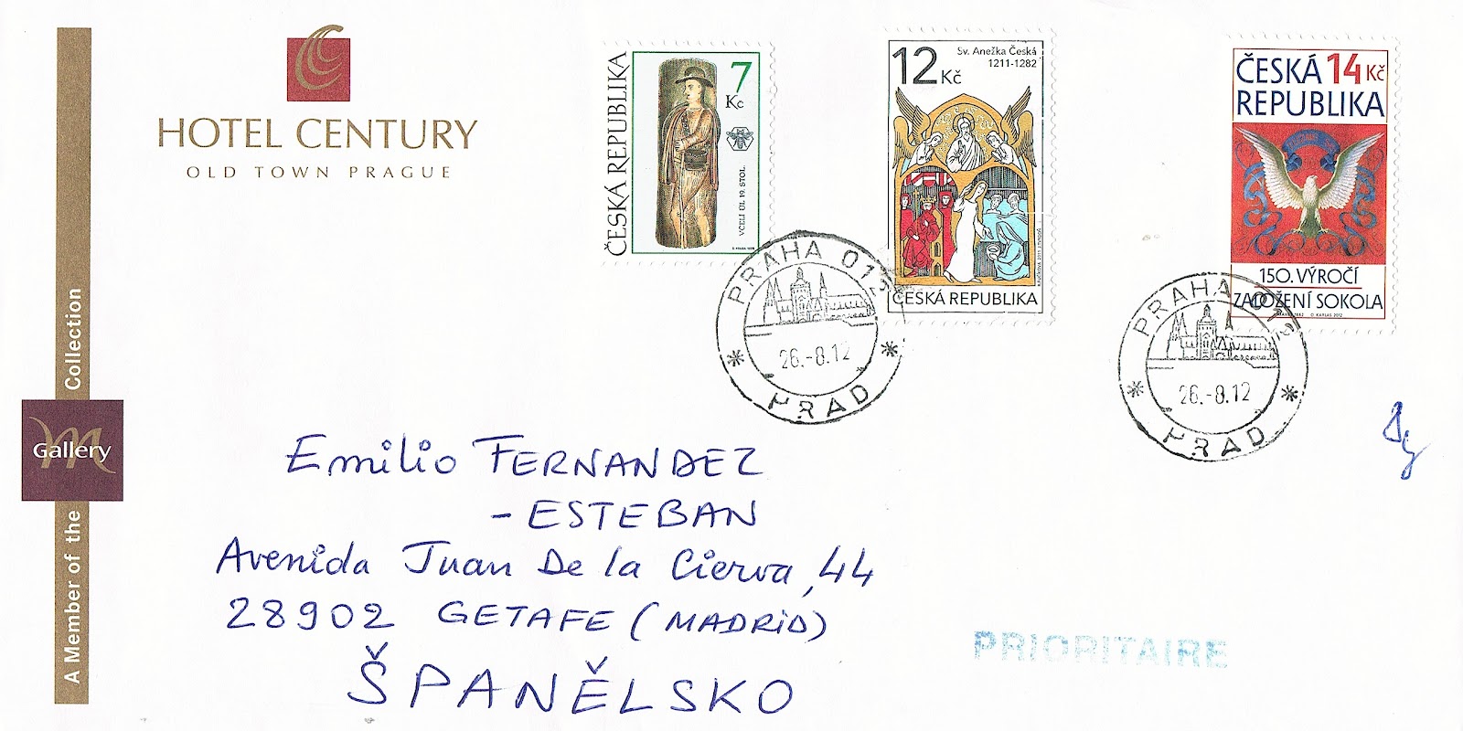 Letters in my mailbox Cover from Czech Republic