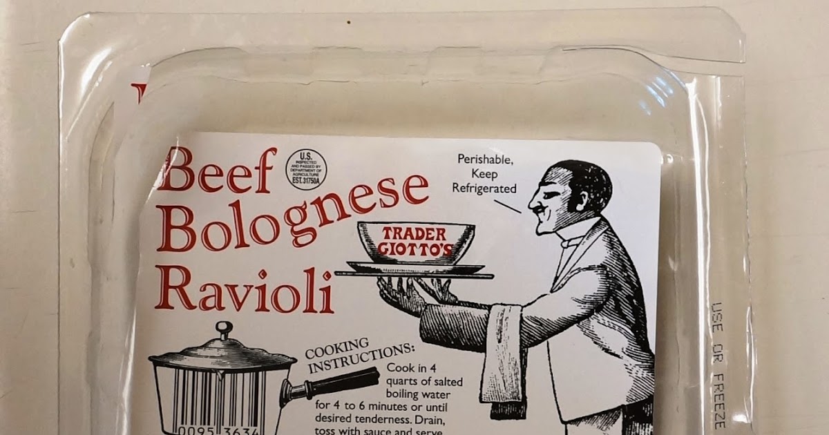 Exploring Trader Joe's Trader Joe's Beef Bolognese Ravioli