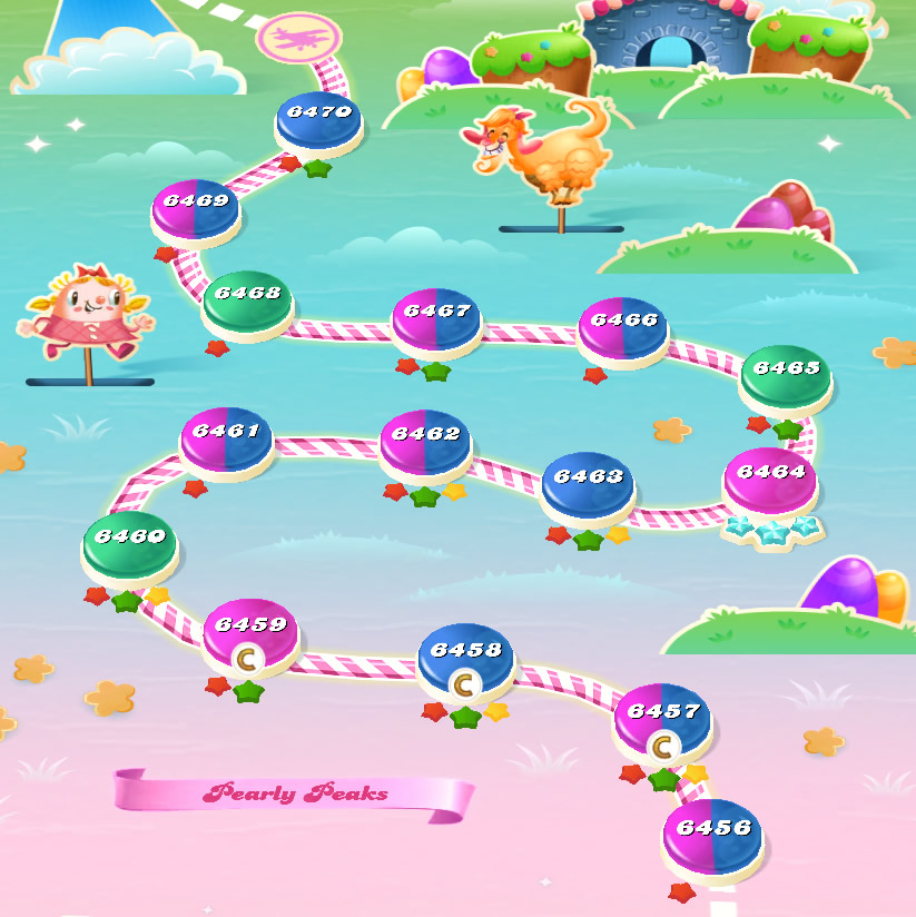 Candy Crush Saga level 6456-6470 Candy Crush Saga level 6456-6470