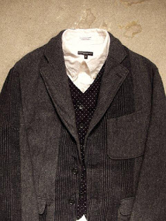 Engineered Garments "19th Century BD Shirt in White & Black Cambridge Oxford" Fall/Winter 2015 SUNRISE MARKET