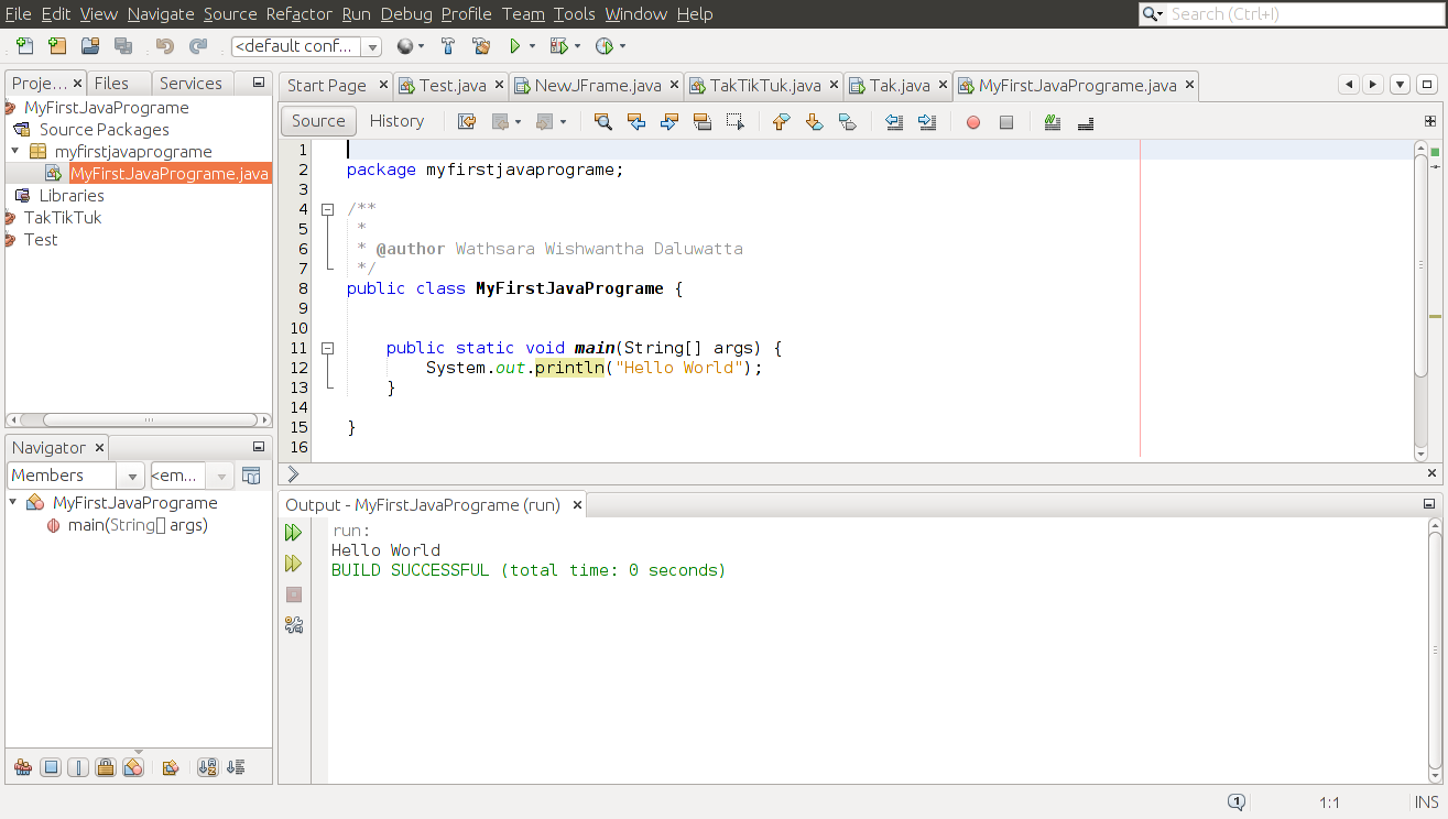 Java Installation and hello world. - Neuroon Networks