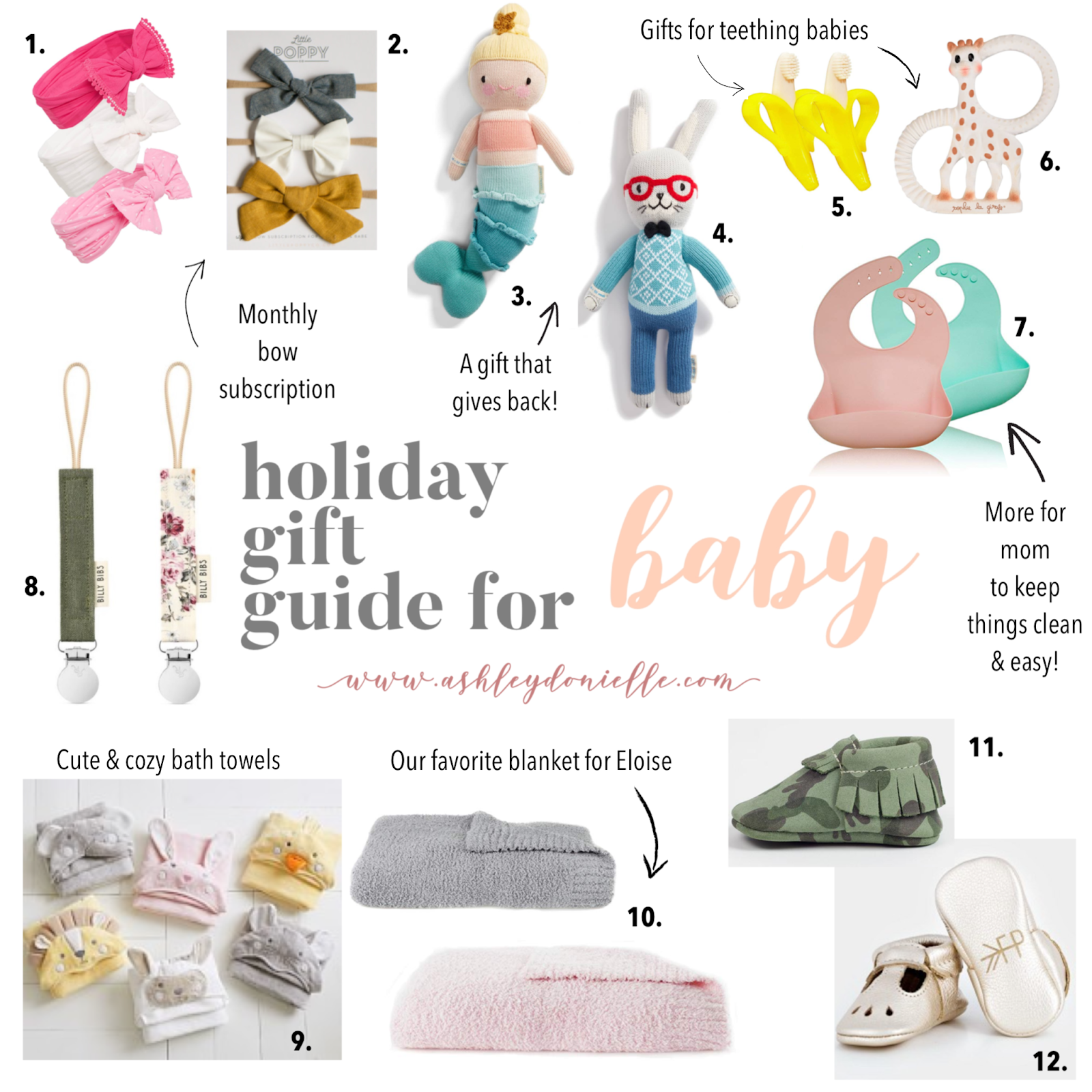 Holiday Gift Guide for Baby Ashley Donielle