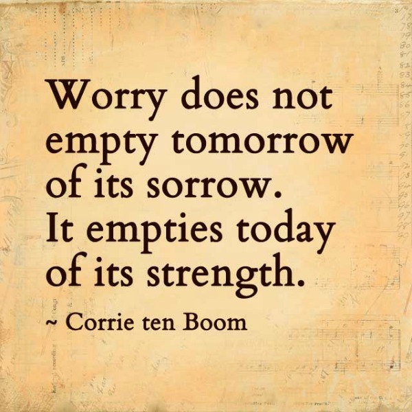 stop worry