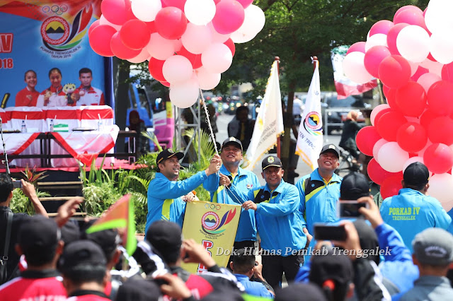 Buka Porkab IV, Bupati Emil Berharap Trenggalek Lahirkan Banyak Atlet Berprestasi