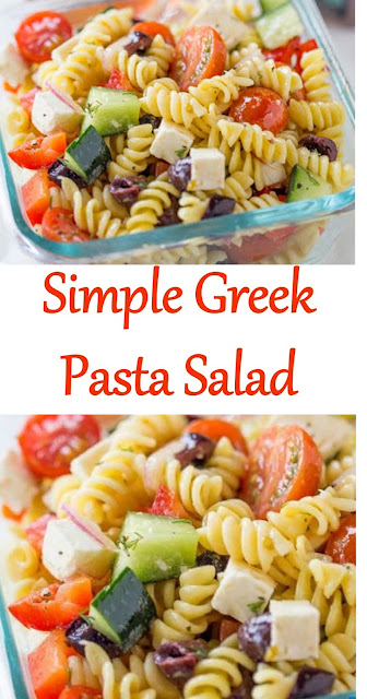 1550 Reviews: My BEST #Recipes >> Simple Greek Pasta #Salad - ......
