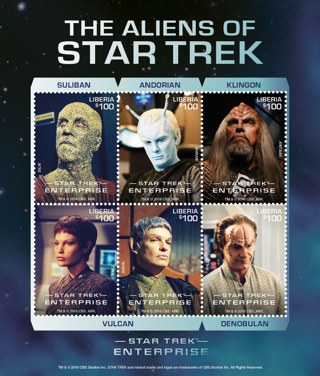 star trek enterprise stamp