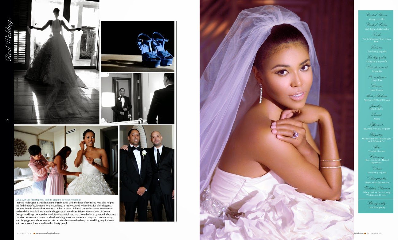 Ameriie married her longtime boyfriend Lenny Nicholson at the Viceroy hotel...