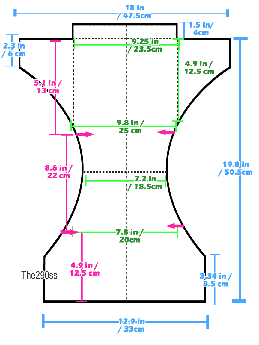 Cloth Diaper Pattern Measurements
