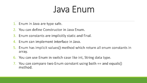 Enums. Using enums are a really useful way to…