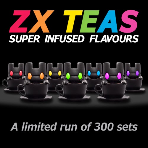 “Black Edition” ZX TEAS Box Set of 7 Lunartik Mini-Teas by Matt JOnes