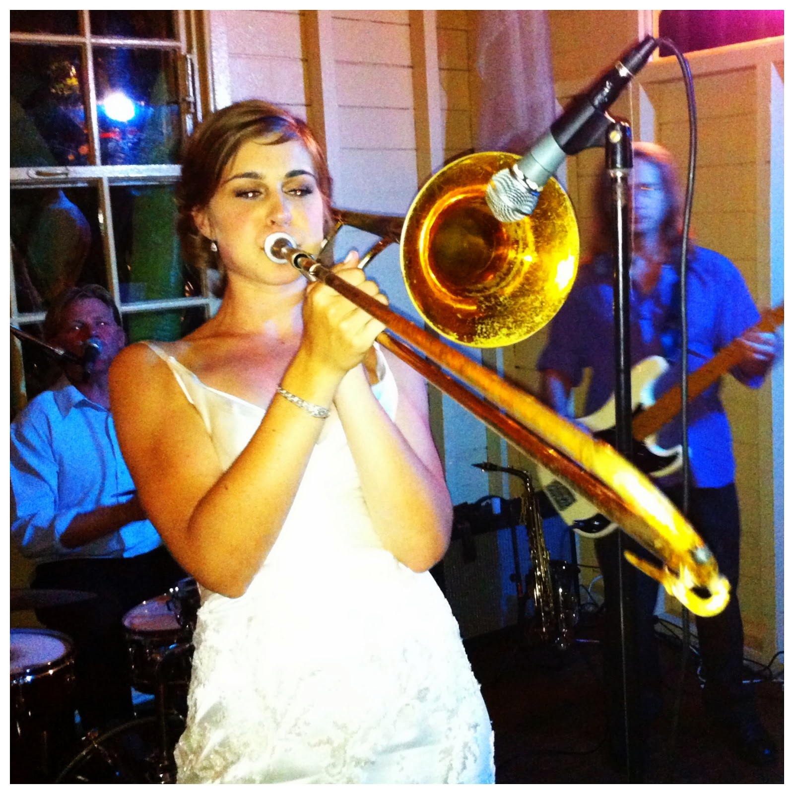 public performances Bride Plays Trombone