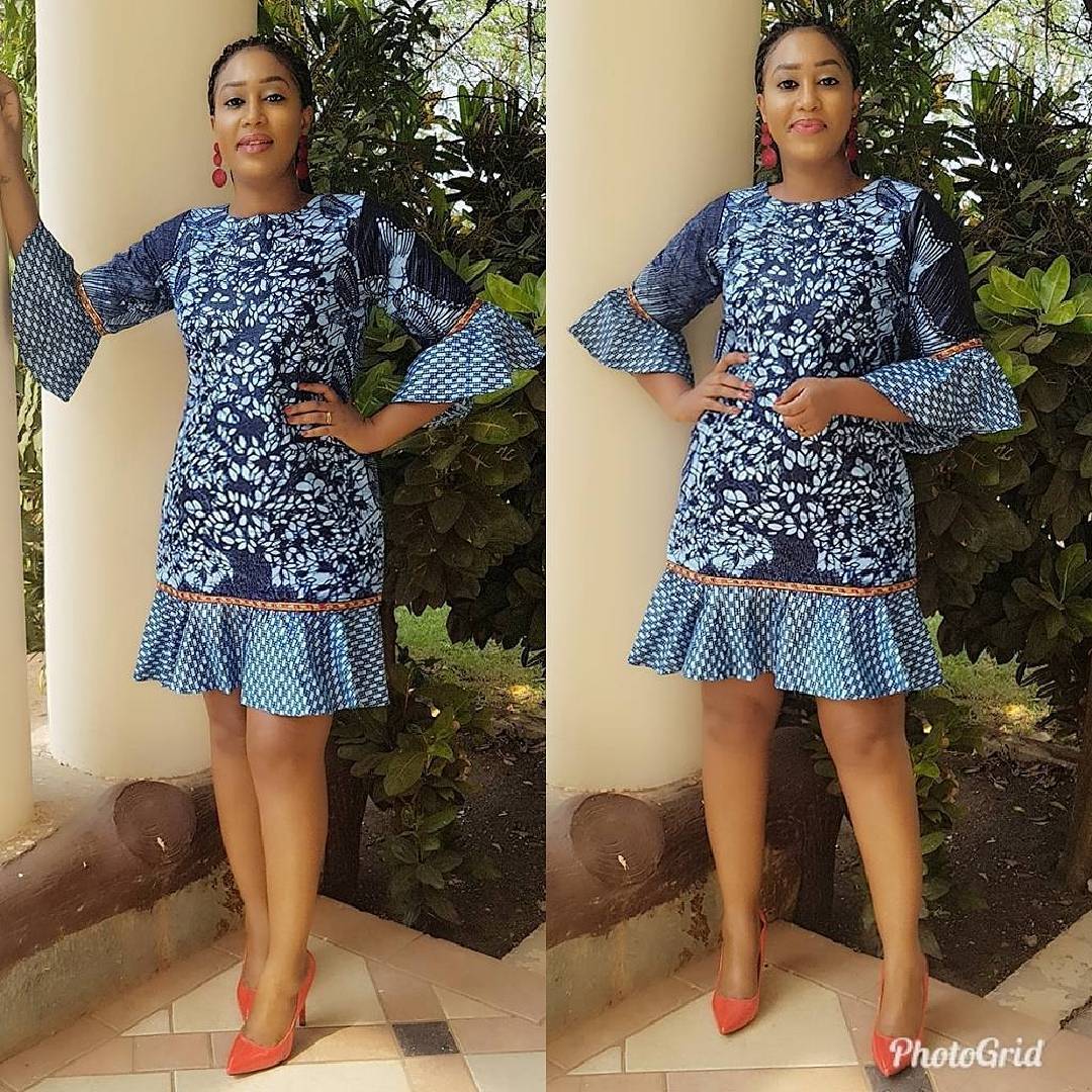 short ankara gowns 2019